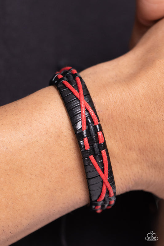 Change your ALTITUDE - Red - Paparazzi Bracelet Image