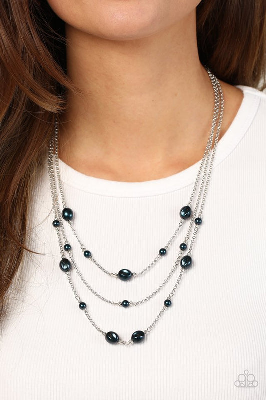 Pearlicious Pop - Blue - Paparazzi Necklace Image