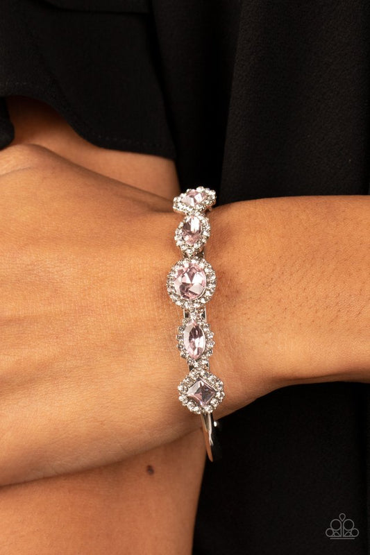 Simmer on GLOW - Pink - Paparazzi Bracelet Image