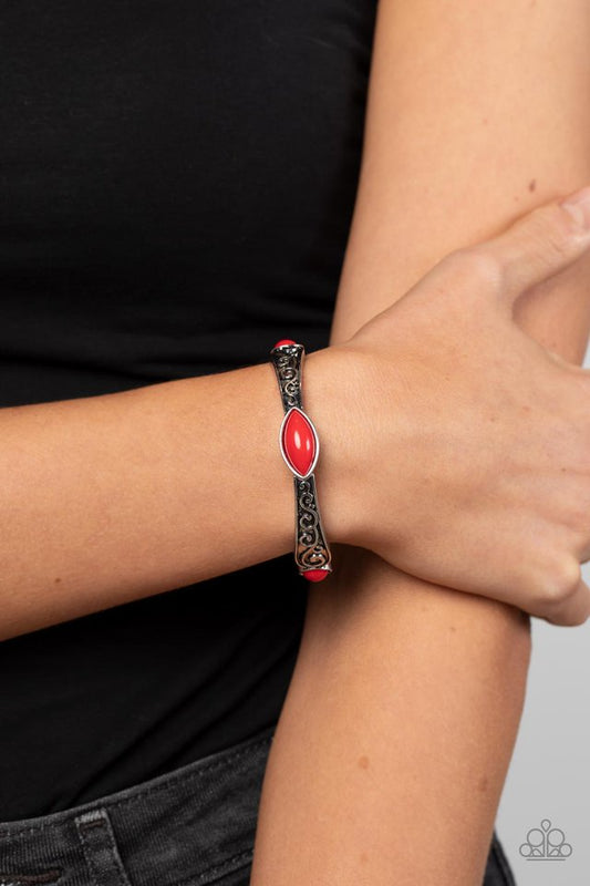 Veranda Variety - Red - Paparazzi Bracelet Image