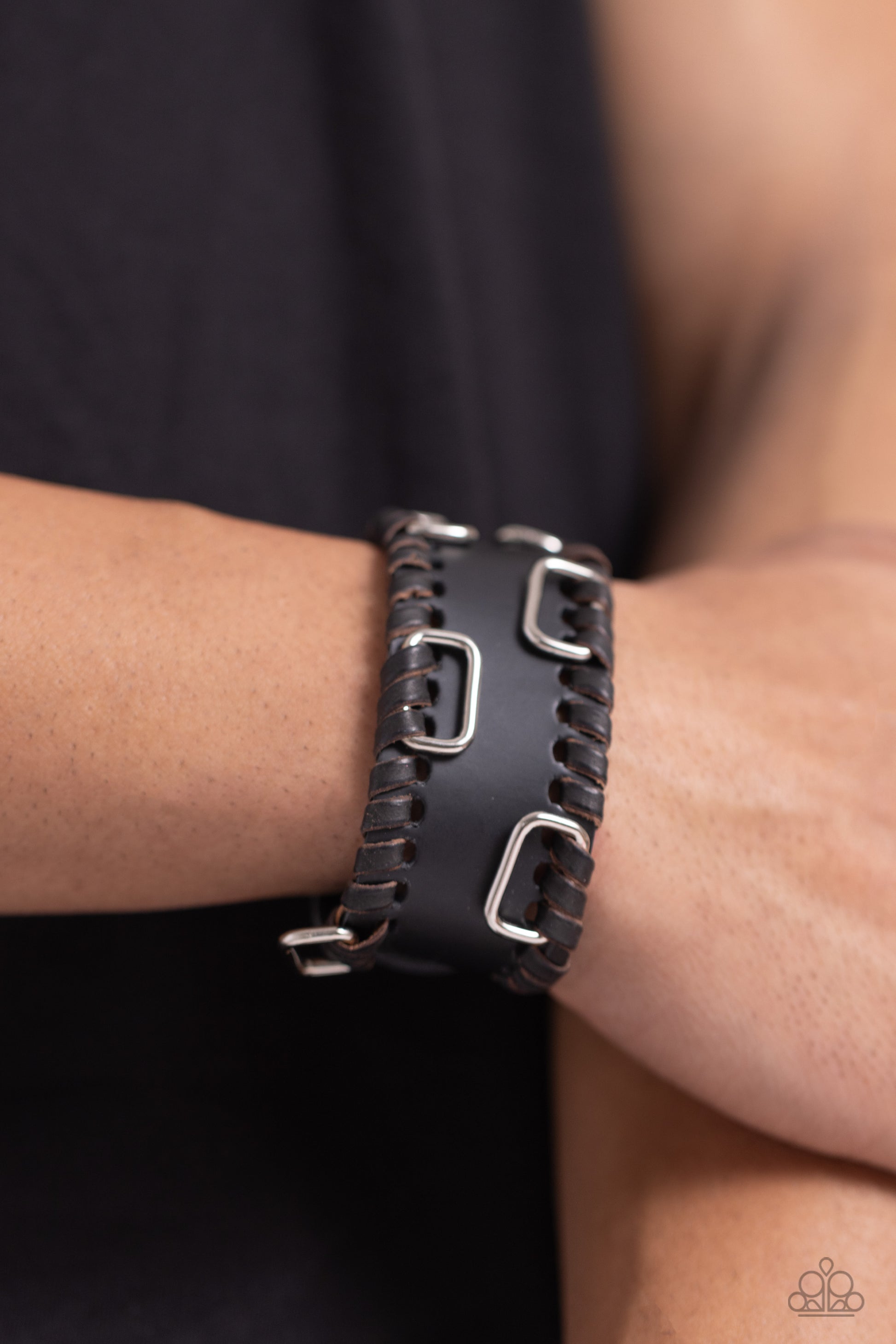 OUTLAW Enforcement - Black - Paparazzi Bracelet Image