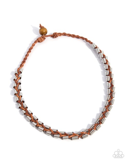 Rogue Renegade - Brown - Paparazzi Necklace Image