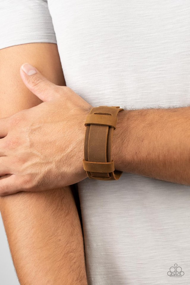 Desert Desperado - Brown - Paparazzi Bracelet Image