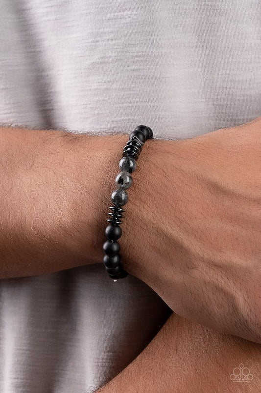 Urban Therapy - Black - Paparazzi Bracelet Image