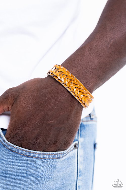 Western Nomad - Yellow - Paparazzi Bracelet Image