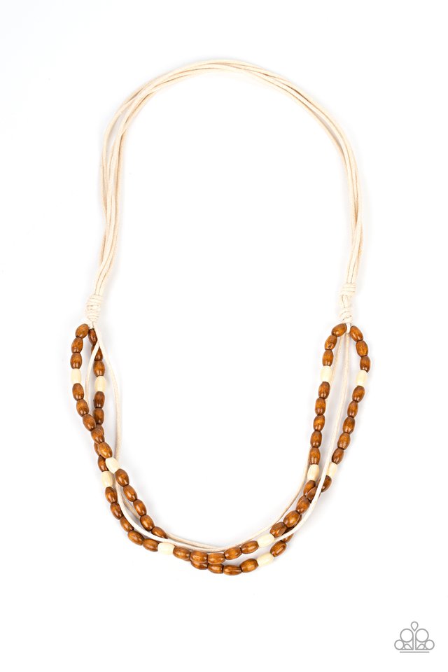 Summer Odyssey - White - Paparazzi Necklace Image