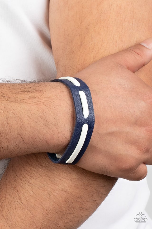 Ride Easy - Blue - Paparazzi Bracelet Image
