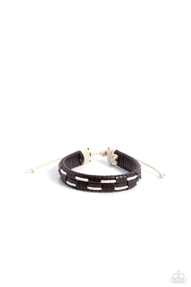 Solo Escapade - Brown - Paparazzi Bracelet Image