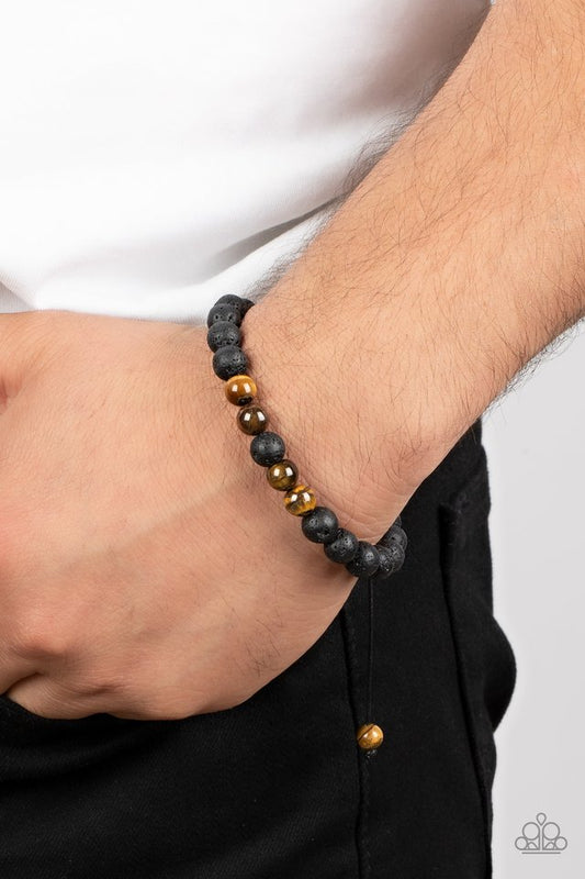 Alternative Rock - Brown - Paparazzi Bracelet Image