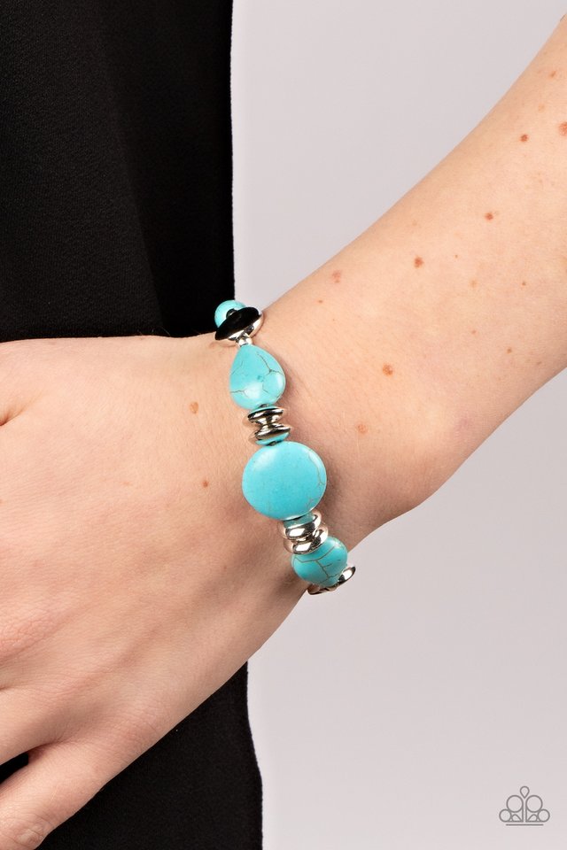 Mesa Vista - Blue - Paparazzi Bracelet Image