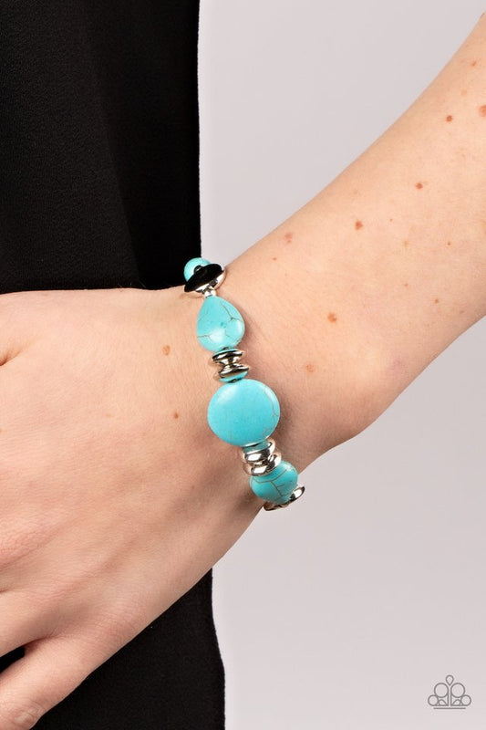Mesa Vista - Blue - Paparazzi Bracelet Image