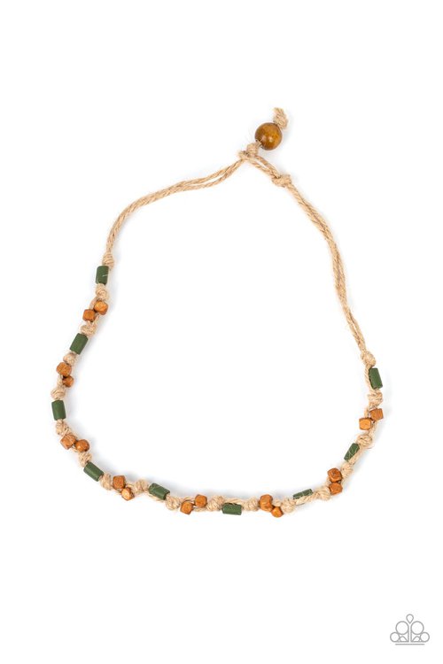 Terra Tour - Green - Paparazzi Necklace Image