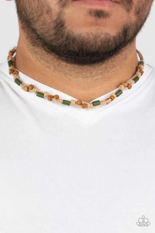 Terra Tour - Green - Paparazzi Necklace Image