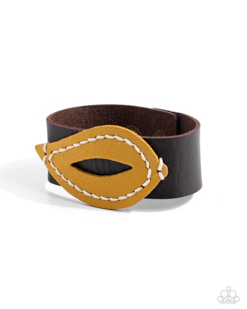 Harvest Bound - Yellow - Paparazzi Bracelet Image