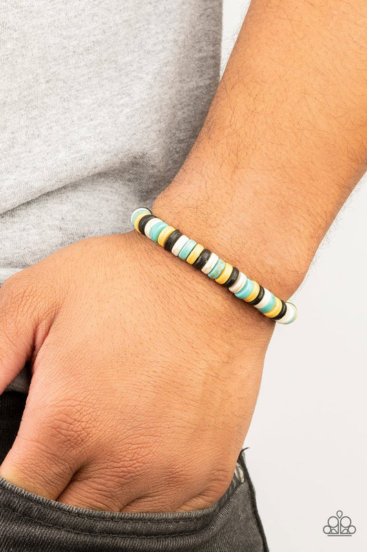 Rural Rocker - Blue - Paparazzi Bracelet Image
