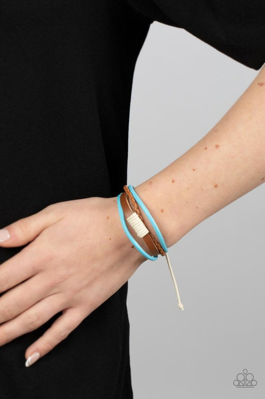 Trail Scout - Blue - Paparazzi Bracelet Image