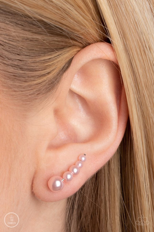 ���Dropping into Divine - Pink - Paparazzi Earring Image