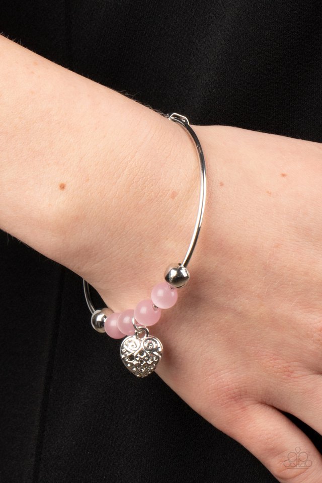 Vintage Vows - Pink - Paparazzi Bracelet Image
