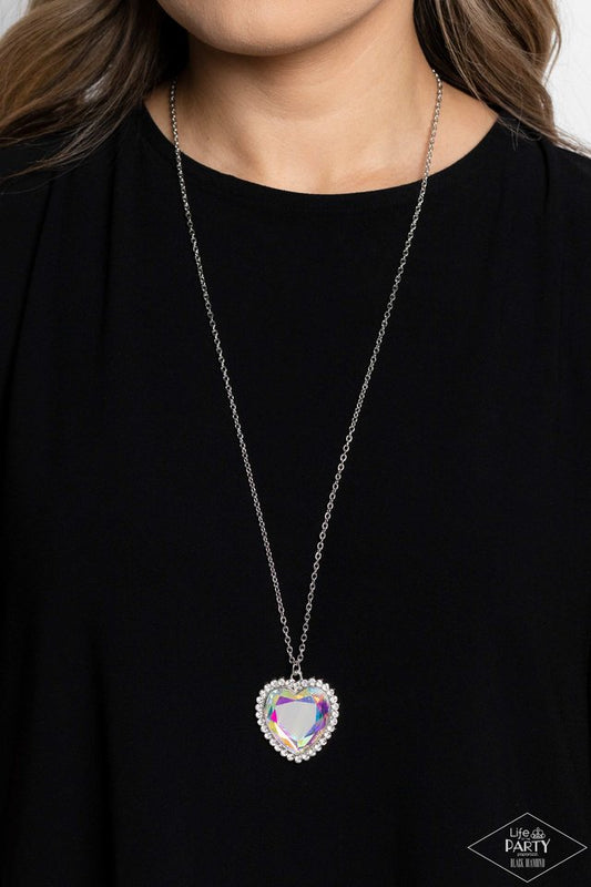 Prismatically Twitterpated - Multi - Paparazzi Necklace Image