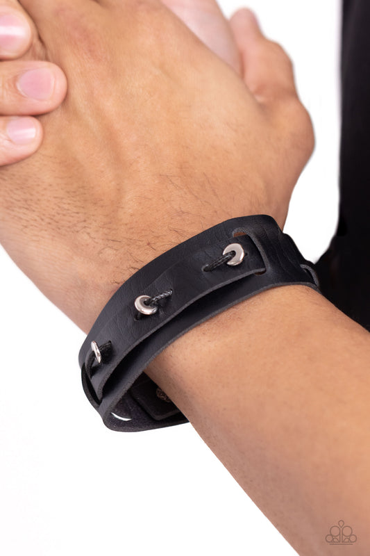 The ROUTE Cause - Black - Paparazzi Bracelet Image