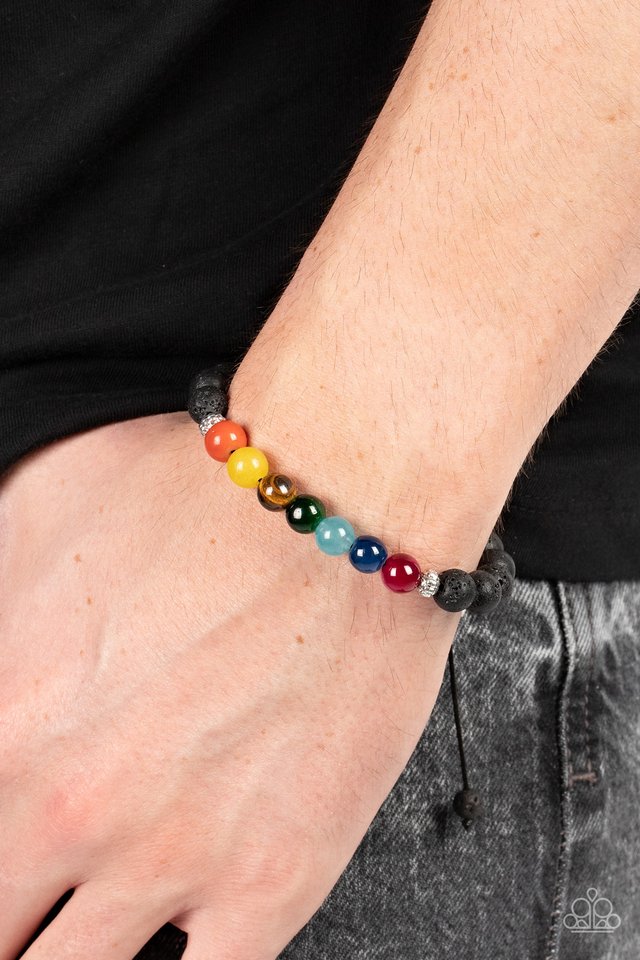 Canyon Kaleidoscope - Multi - Paparazzi Bracelet Image