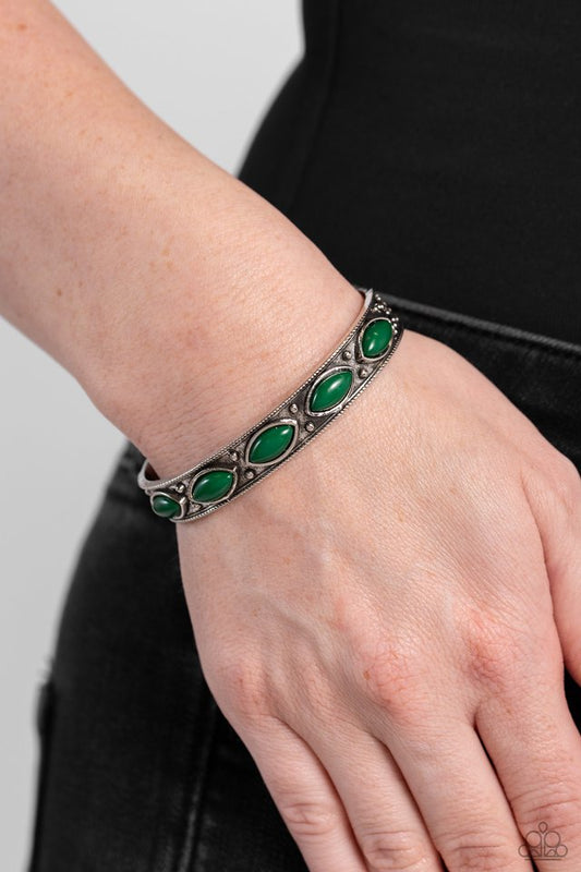 Out in the Boonies - Green - Paparazzi Bracelet Image