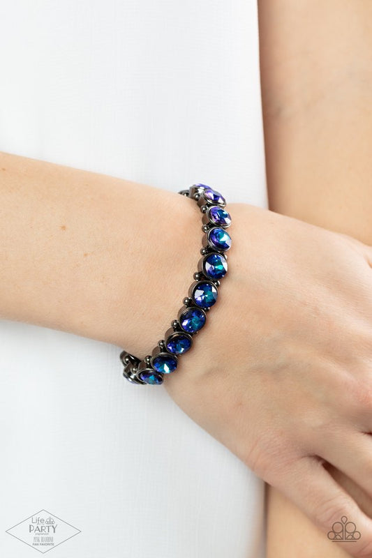 Paparazzi Bracelet ~ Sugar-Coated Sparkle - Blue Multi