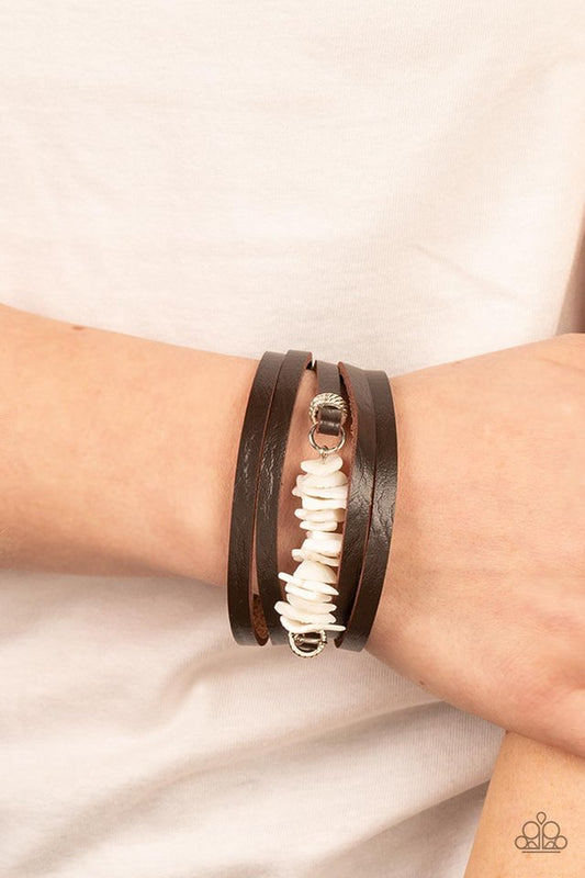 Tropical Trek - White - Paparazzi Bracelet Image