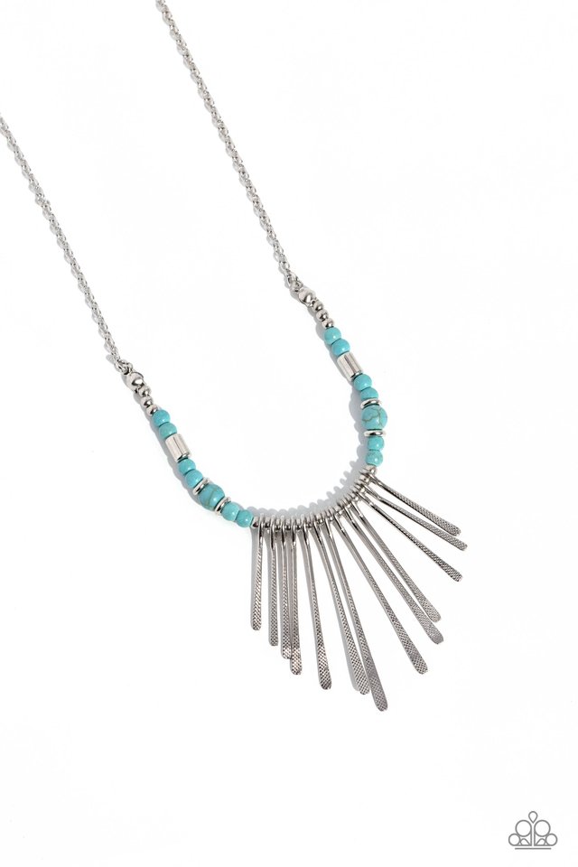 CLAWS of Nature - Blue - Paparazzi Necklace Image