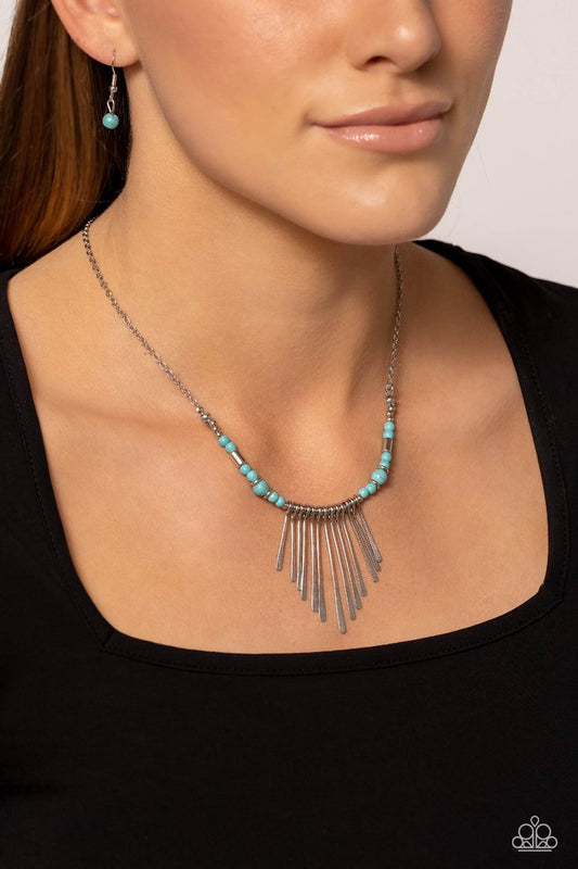 CLAWS of Nature - Blue - Paparazzi Necklace Image
