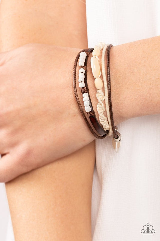 Tidal Dream - White - Paparazzi Bracelet Image