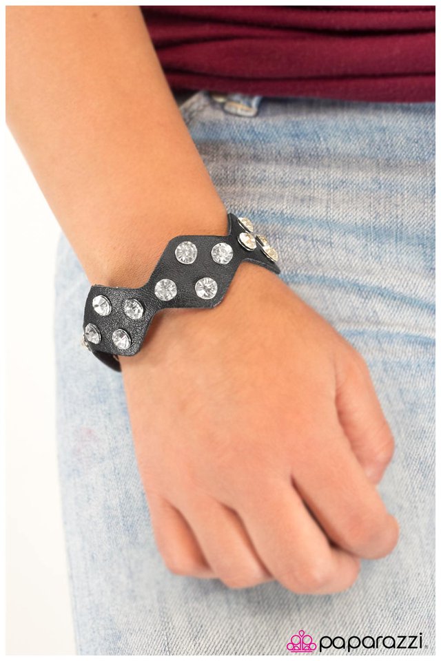 Paparazzi Bracelet ~ My Bad - Black