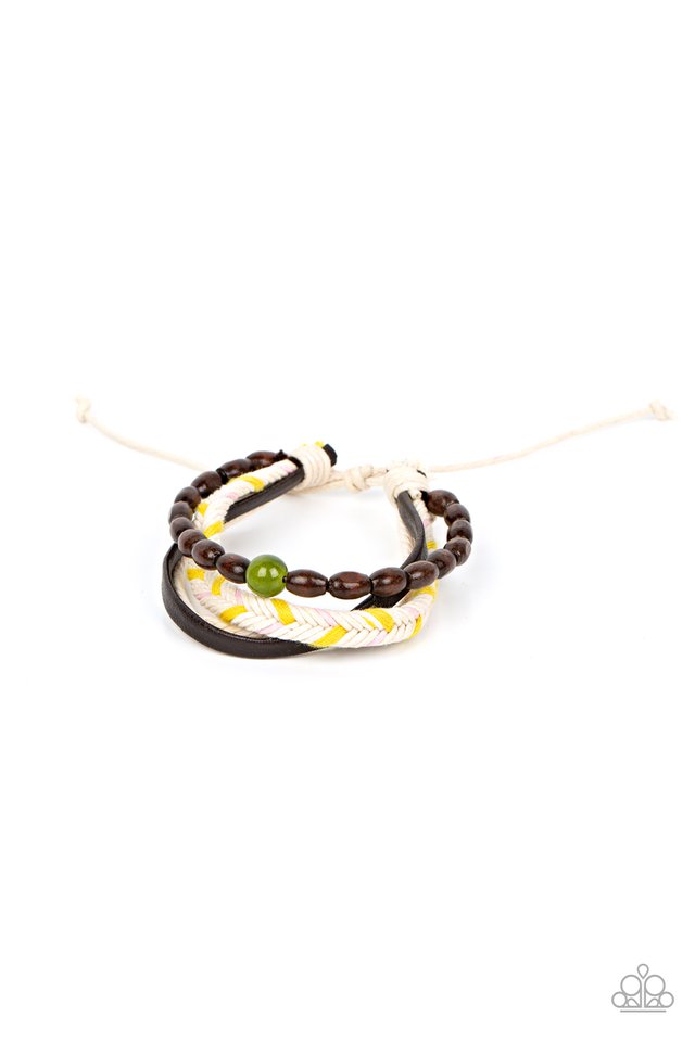 Hipster Hideaway - Green - Paparazzi Bracelet Image