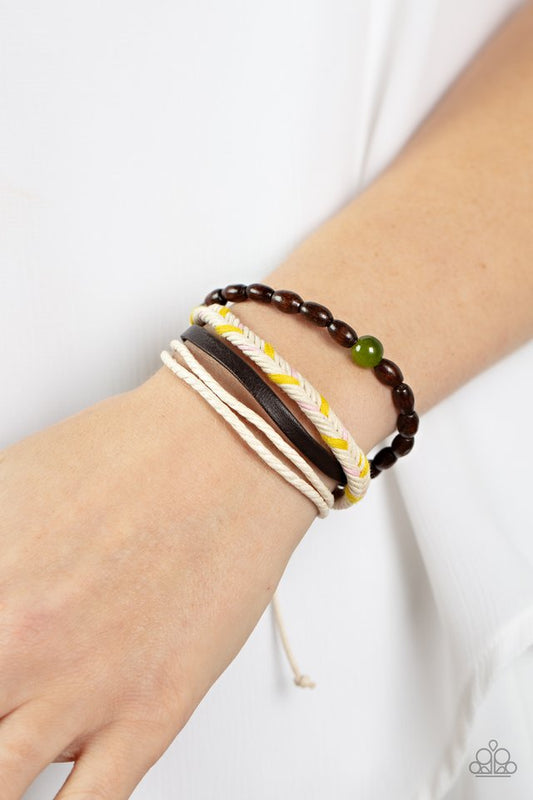 Hipster Hideaway - Green - Paparazzi Bracelet Image