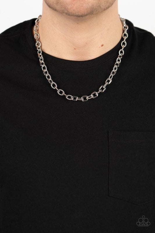 Modern Motorhead - Silver - Paparazzi Necklace Image