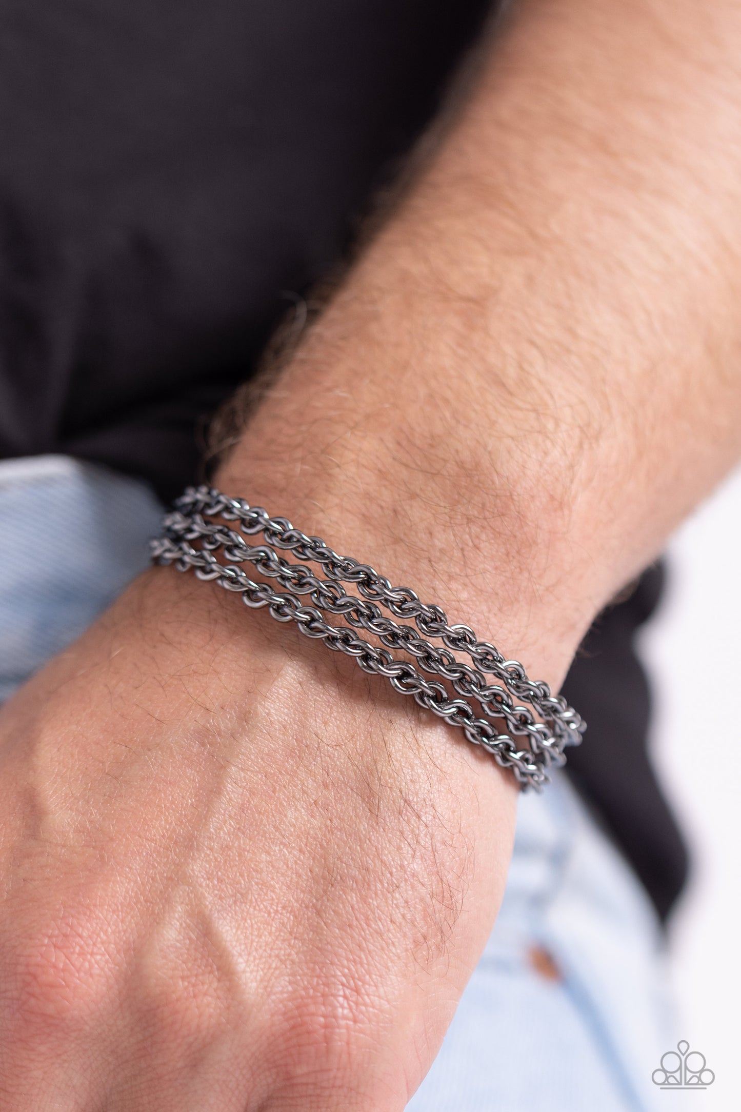 Pit Crew - Black - Paparazzi Bracelet Image