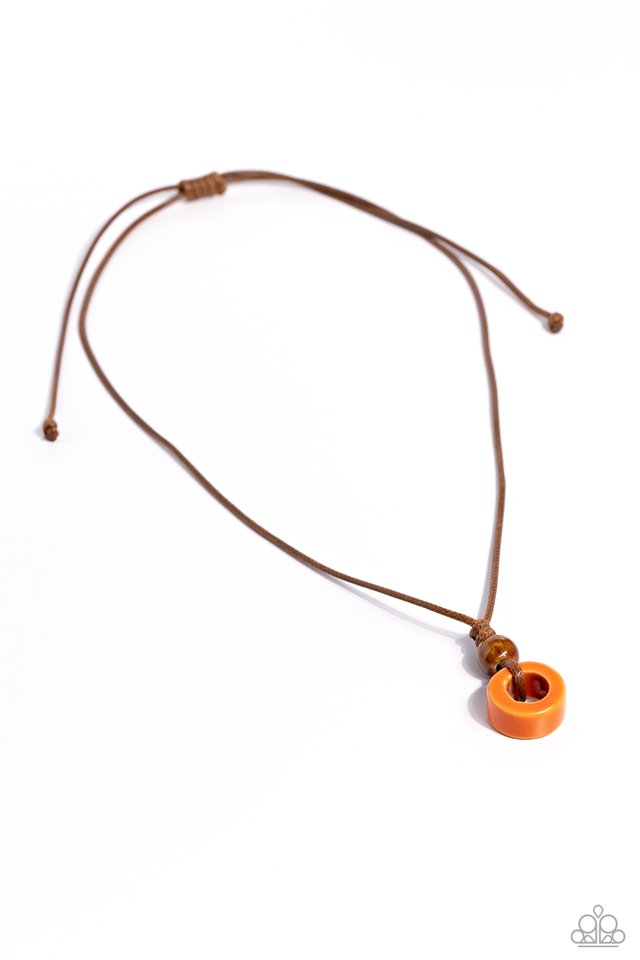 Sunset Sabbatical - Orange - Paparazzi Necklace Image