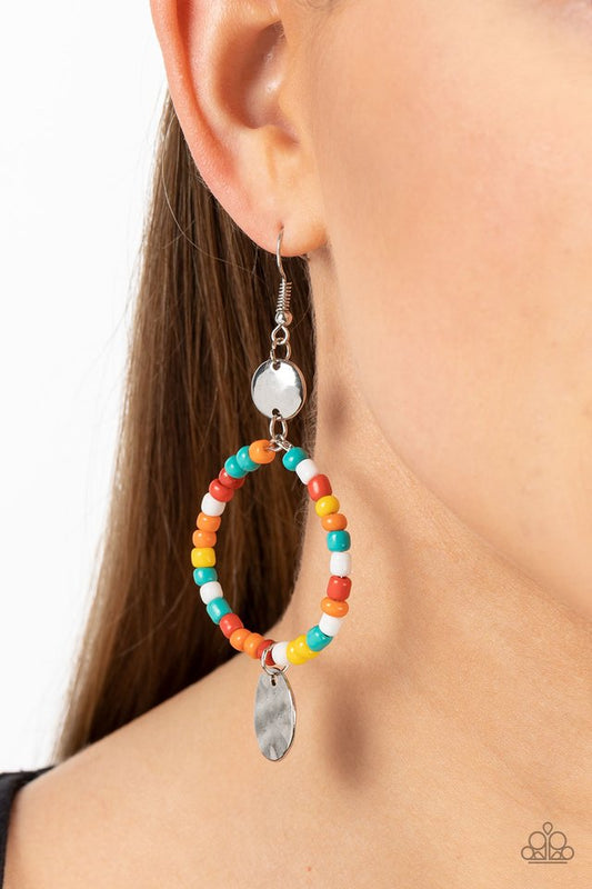 Cayman Catch - Multi - Paparazzi Earring Image