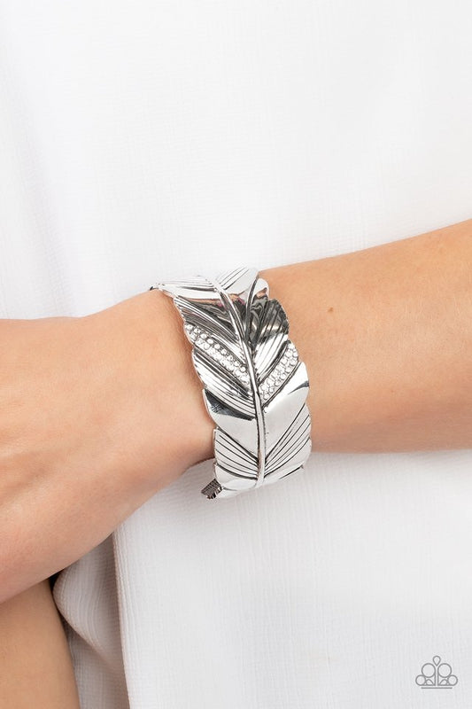 Party FOWL - White - Paparazzi Bracelet Image