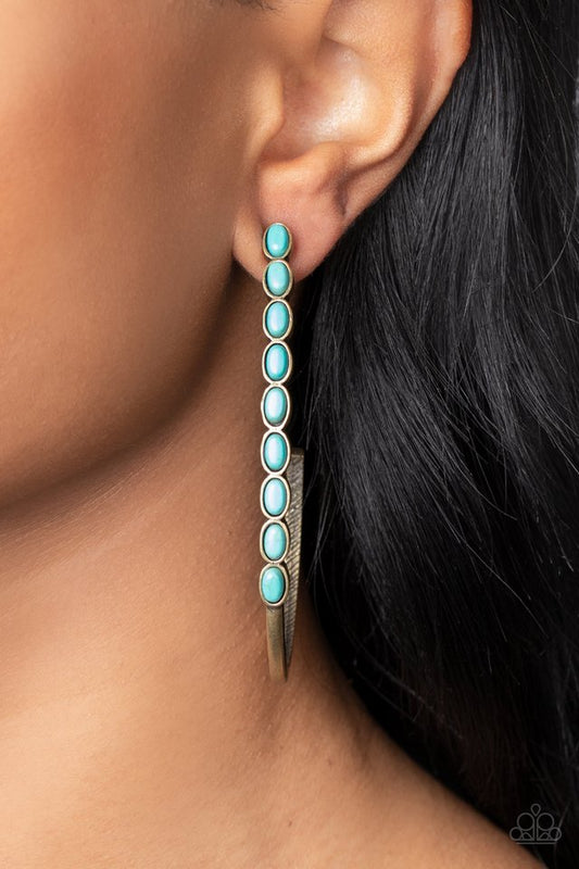 Artisan Soul - Brass - Paparazzi Earring Image