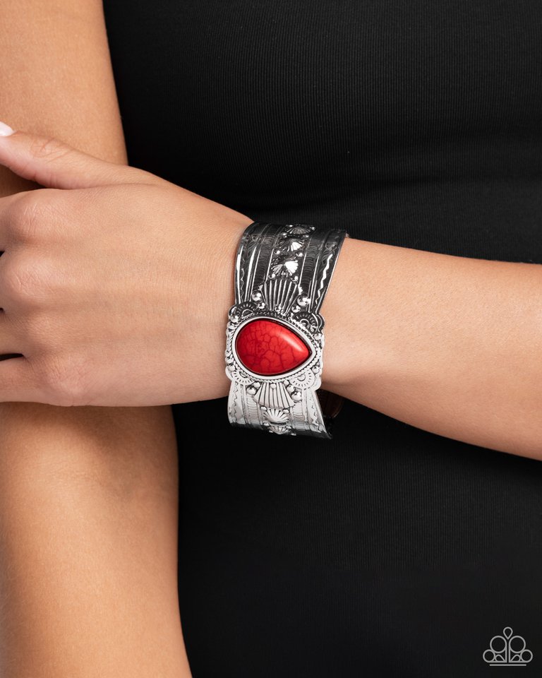 Canyon Cantina - Red - Paparazzi Bracelet Image