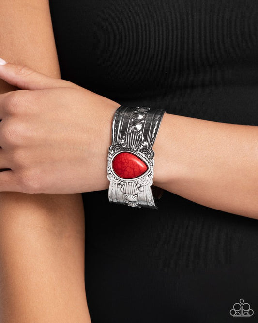 Canyon Cantina - Red - Paparazzi Bracelet Image