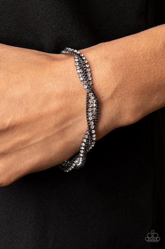 Box Office Bling - Black - Paparazzi Bracelet Image