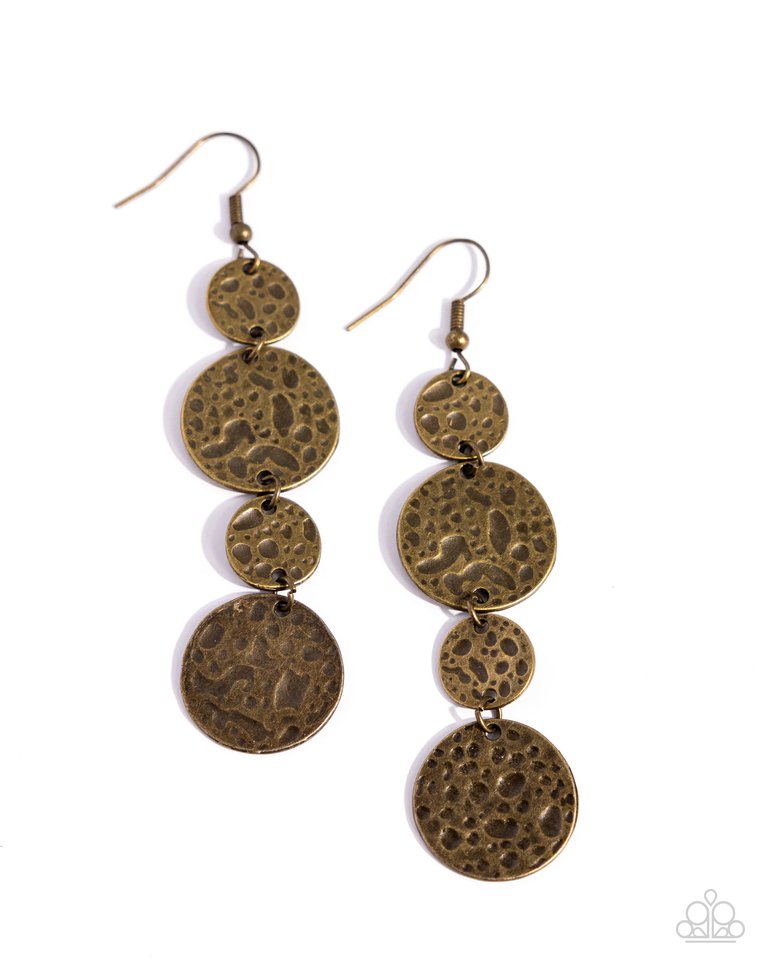 Texture Tutorial - Brass - Paparazzi Earring Image