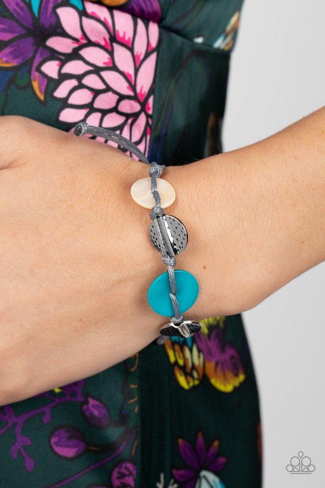 Shore Up - Blue - Paparazzi Bracelet Image