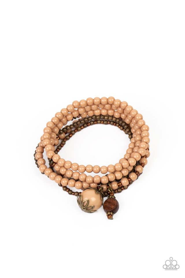 ​Epic Escapade - Brown - Paparazzi Bracelet Image