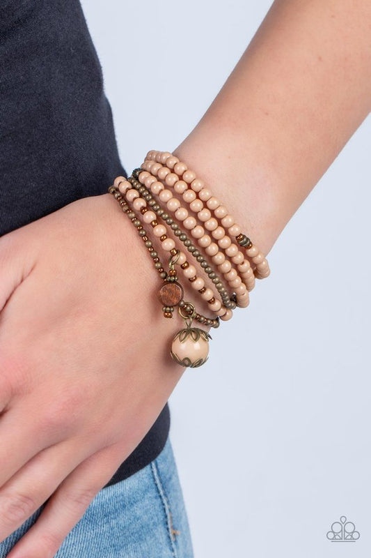 ​Epic Escapade - Brown - Paparazzi Bracelet Image