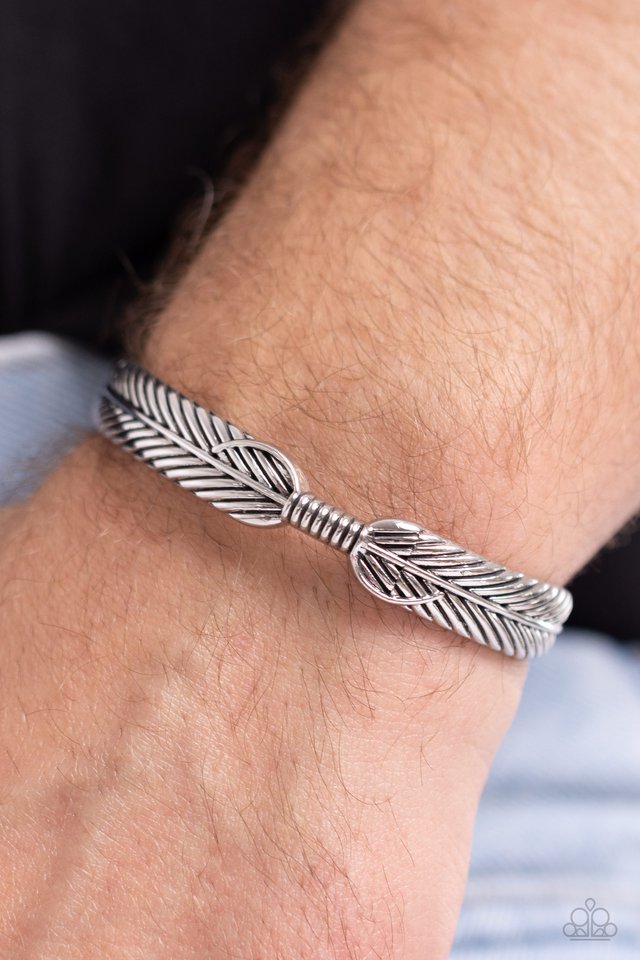 Watching the FLOCK - Silver - Paparazzi Bracelet Image