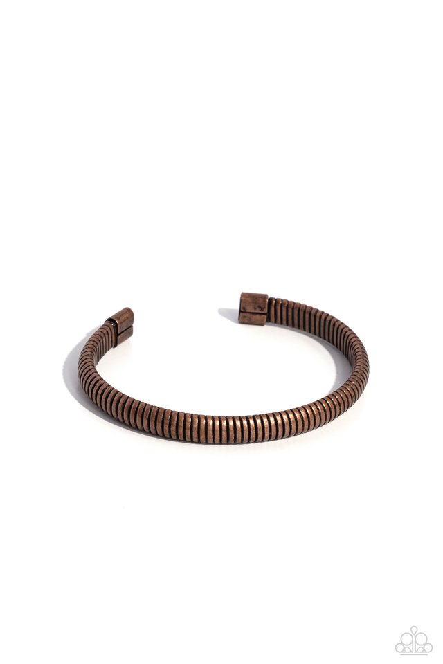 Let It RIB - Copper - Paparazzi Bracelet Image
