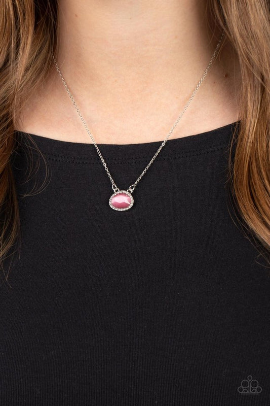 Treasure Me Always - Pink - Paparazzi Necklace Image